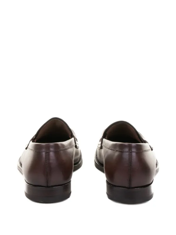 Fratelli Rossetti Penny slot-detail Leather Loafers | Brown  display picture 3