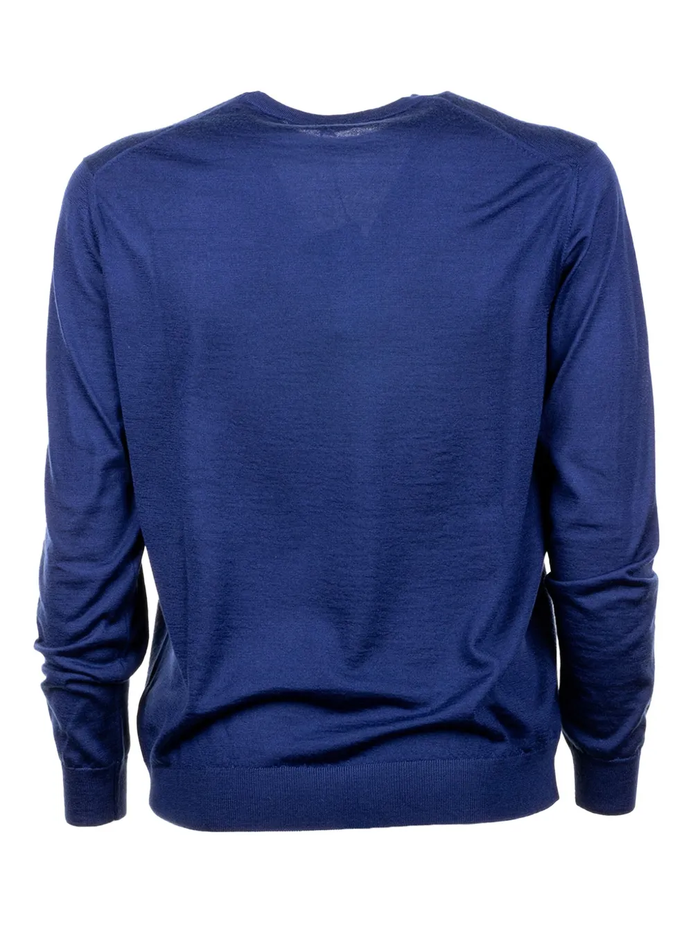 Malo crew-neck cotton sweater - Blauw