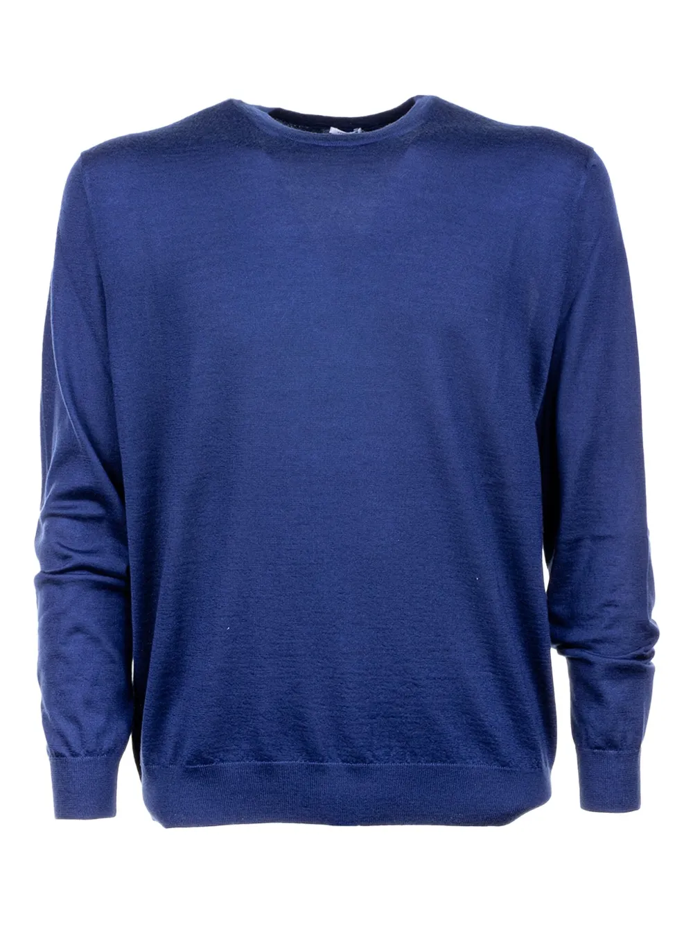 Malo crew-neck cotton sweater - ブルー Malo crew-neck cotton sweater - ブルー