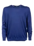 Malo crew-neck cotton sweater - Blue