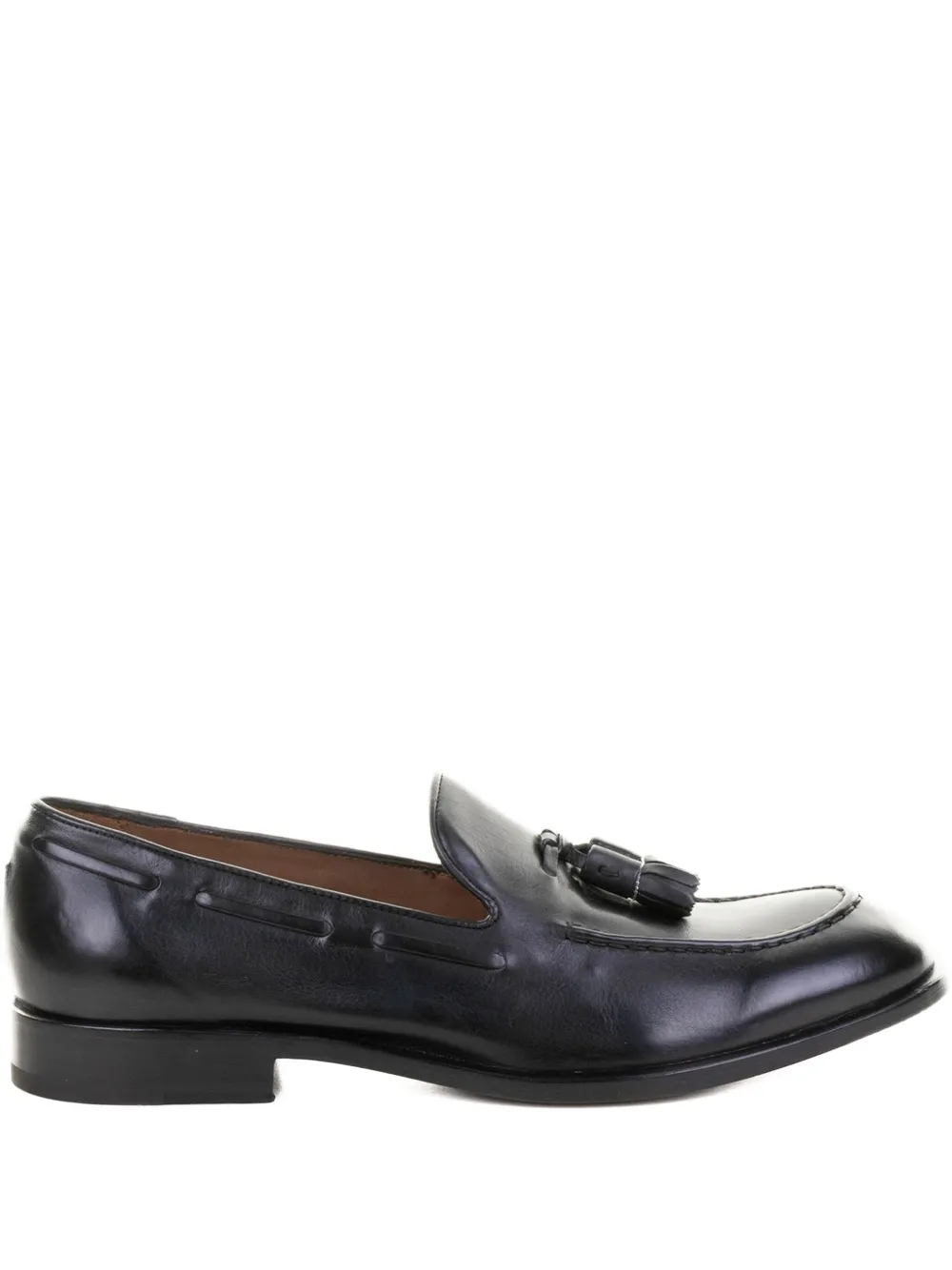 Fratelli Rossetti tassel-motif leather loafers Zwart