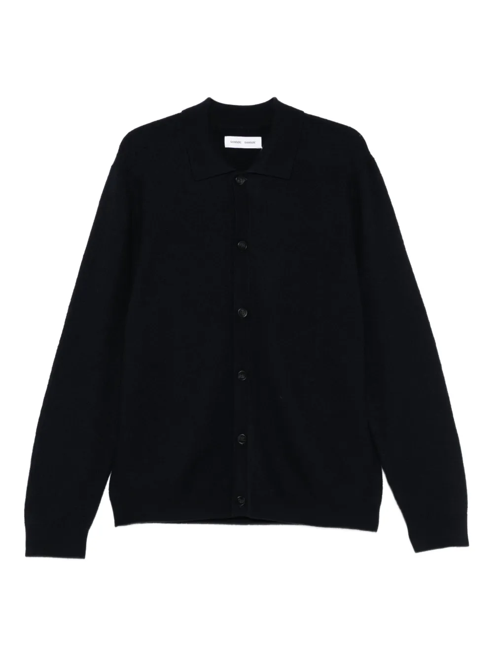SAMSOE SAMSOE buttoned collar cardigan | Black | Image 1