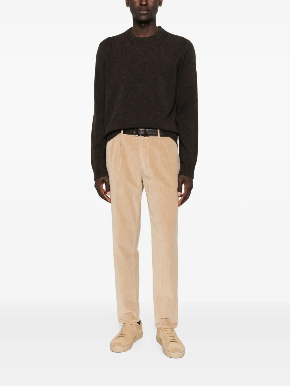 SAMSOE SAMSOE round-neck wool sweater - Bruin
