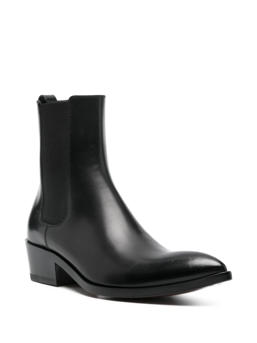 TOM FORD Chelsea laarzen met puntige neus Zwart