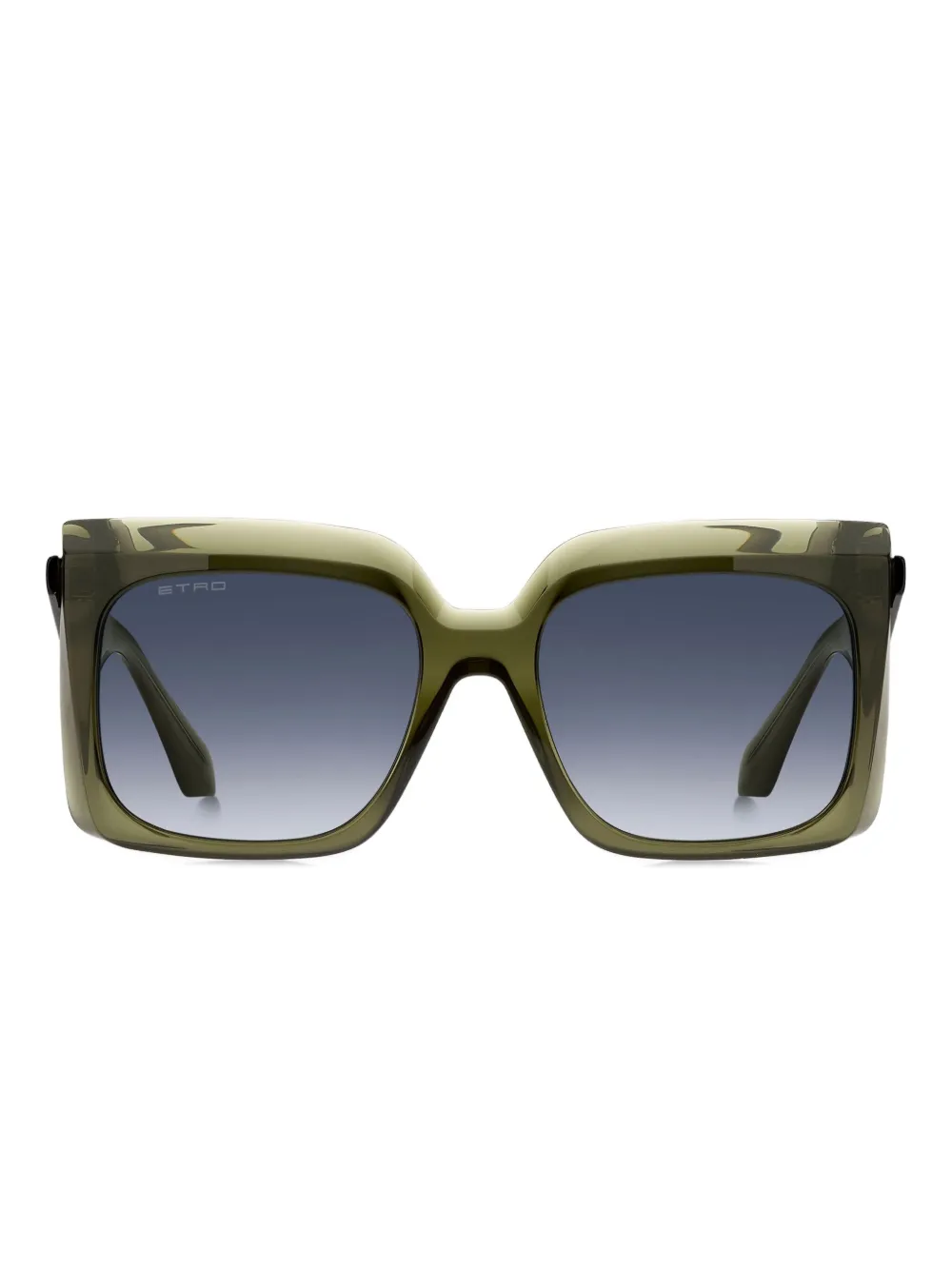 ETRO 几何镜框太阳眼镜 | 绿色 | Image 1
