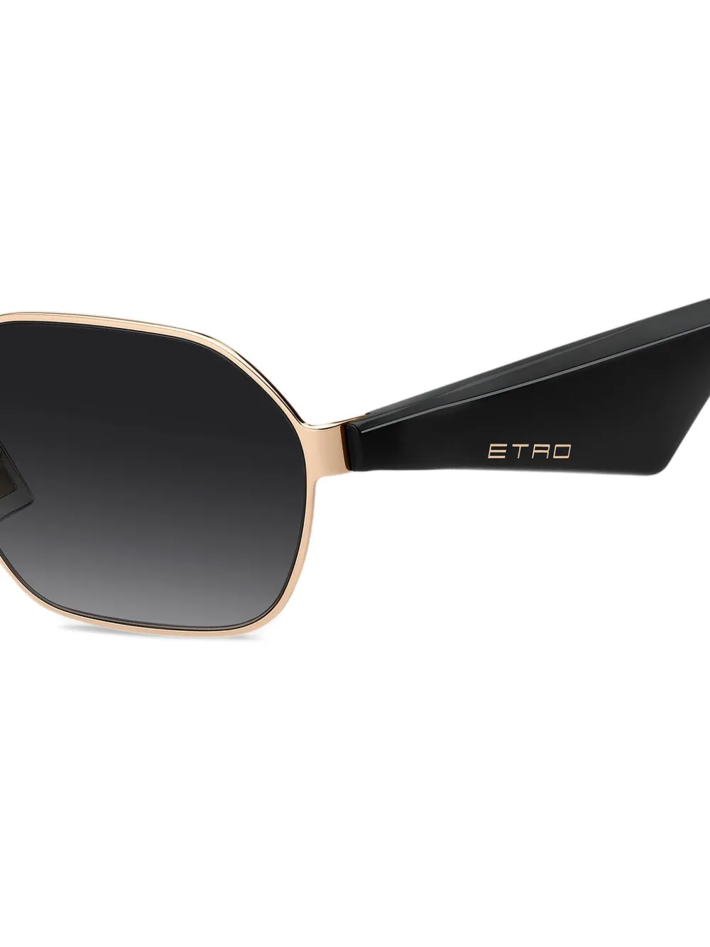 ETRO Zonnebril met geometrisch montuur Goud