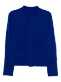 sacai wool knit cardigan - Blue