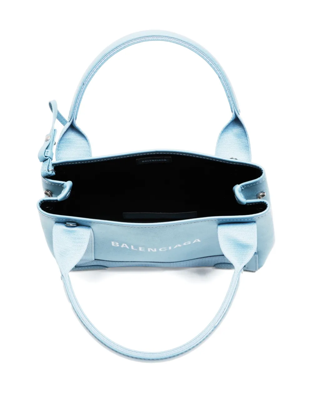 Pre-owned Balenciaga 2014-2024 Mini Cabas Tote Bag In Blue