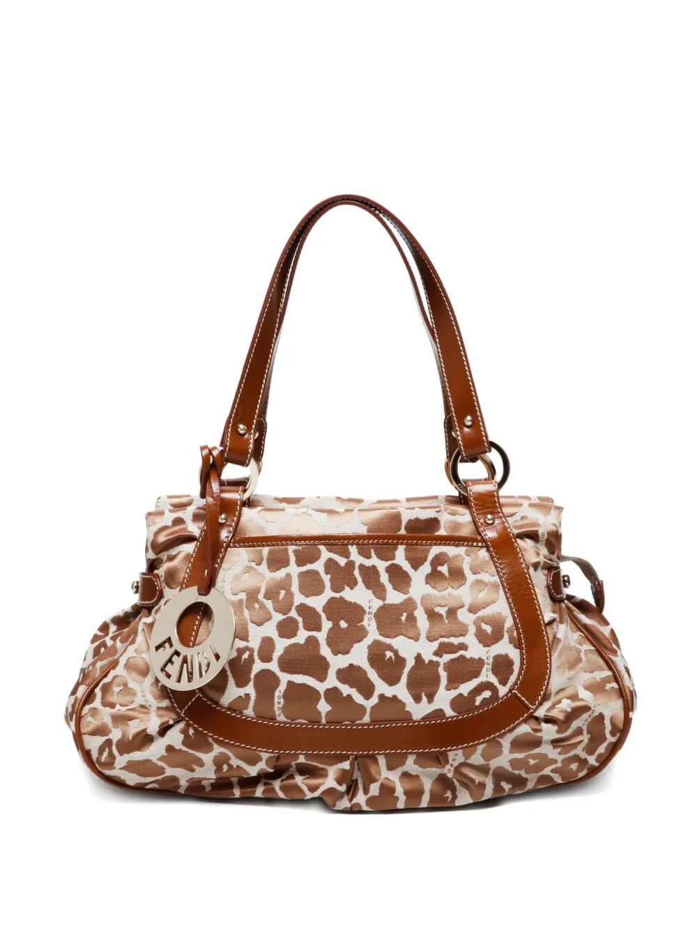 Fendi Pre-Owned 2000-2020 leopard-print shoulder bag - ブラウン Fendi Pre-Owned 2000-2020 leopard-print shoulder bag - ブラウン