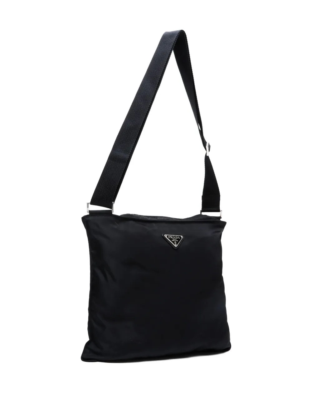 Pre-owned Prada 1990-2000 Logo-triangle Shoulder Bag In
