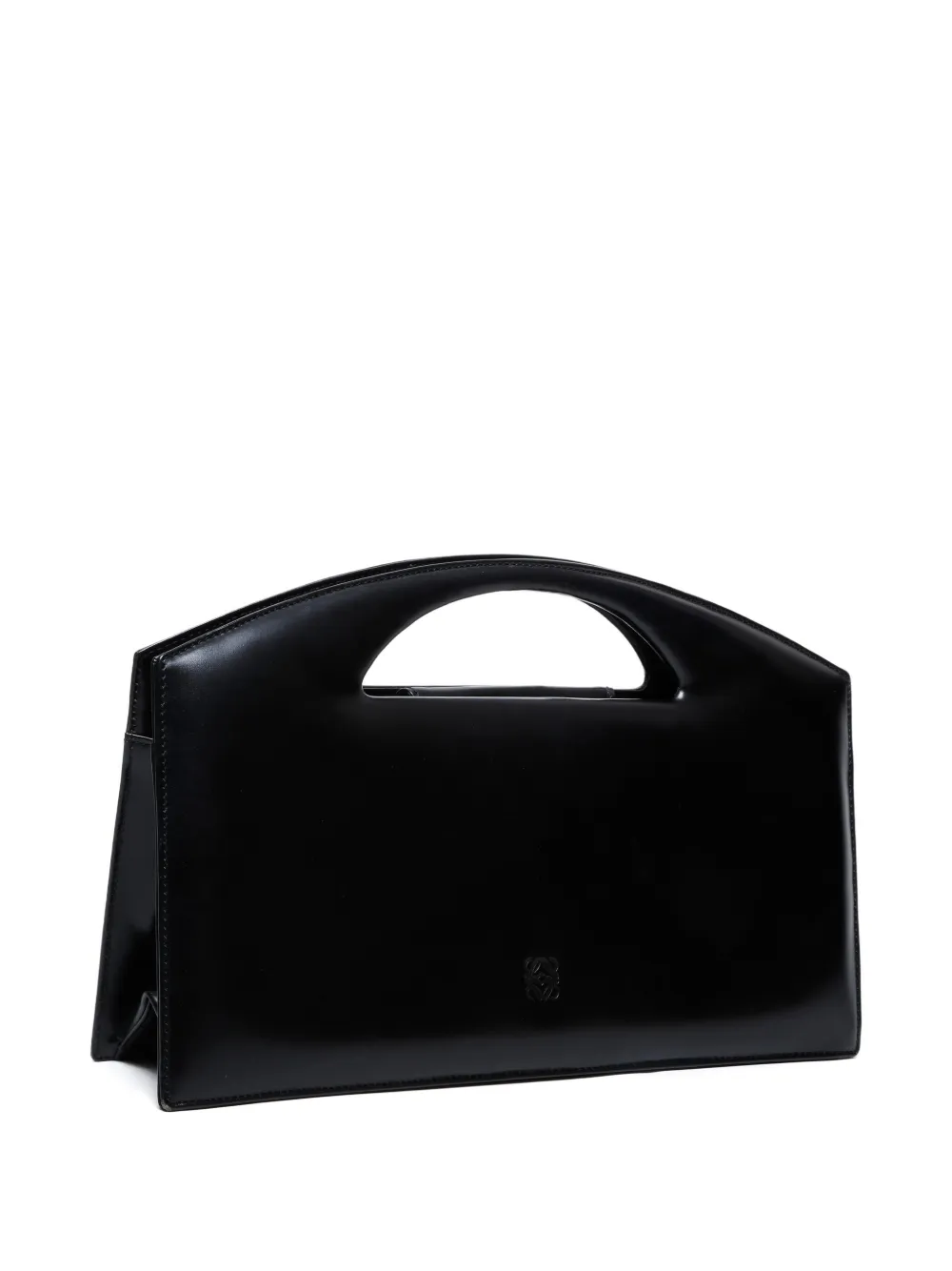 Loewe Pre-Owned 1980-2000 Anagram-debossed handbag - ブラック Loewe Pre-Owned 1980-2000 Anagram-debossed handbag - ブラック