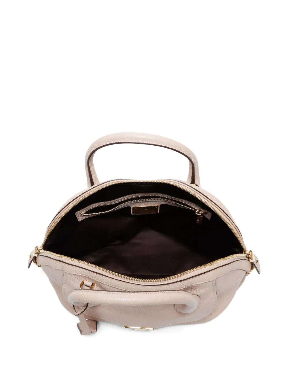 Pre-owned Ferragamo 2015-2025 Leather Two-way Shoulder Bag In Pink