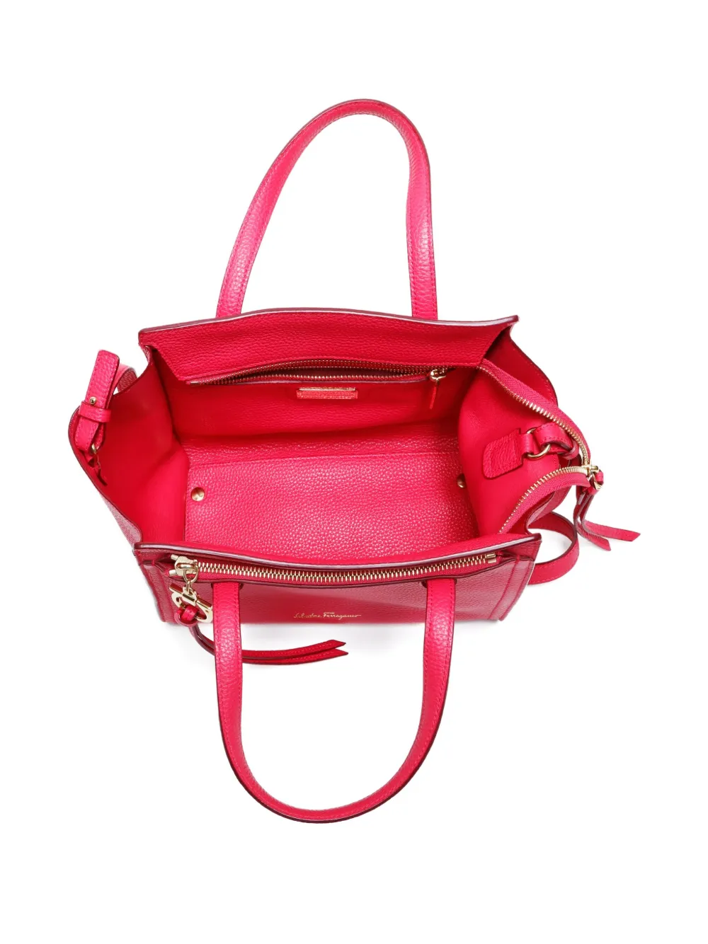 Pre-owned Ferragamo 2015-2024 Two-way Handbag In Pink