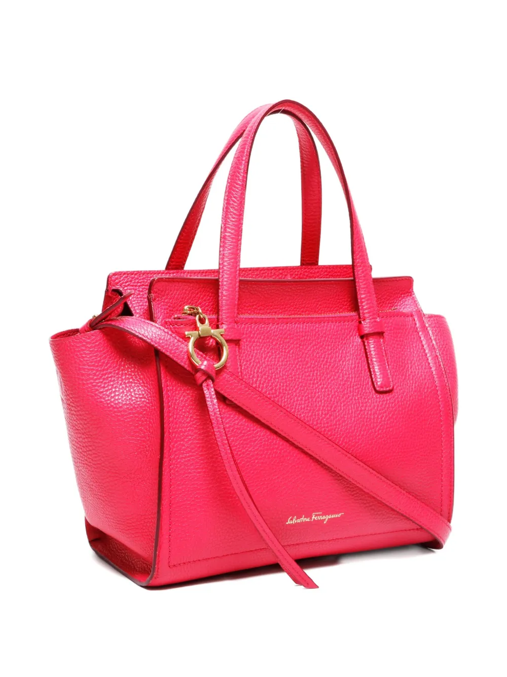 Pre-owned Ferragamo 2015-2024 Two-way Handbag In Pink