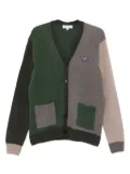 Maison Labiche Balfournier colour-block patch-pocket cardigan - Green