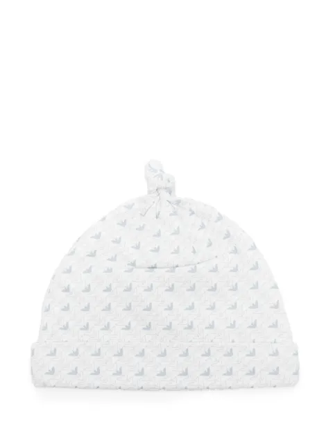 Emporio Armani Kids bonnet à imprimé aigle