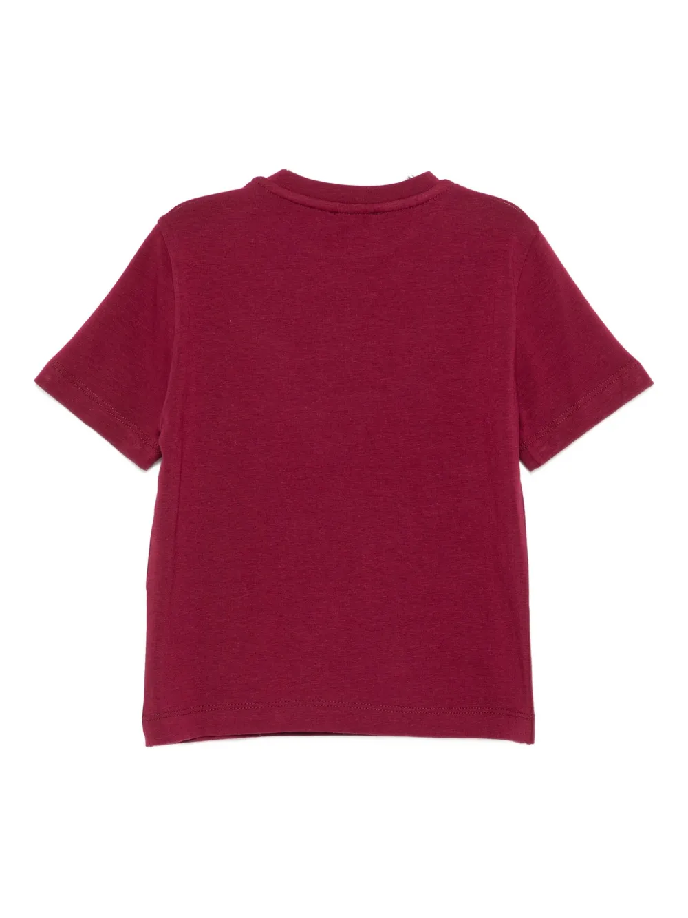 Elisabetta Franchi Logo-print T-shirt In Burgundy