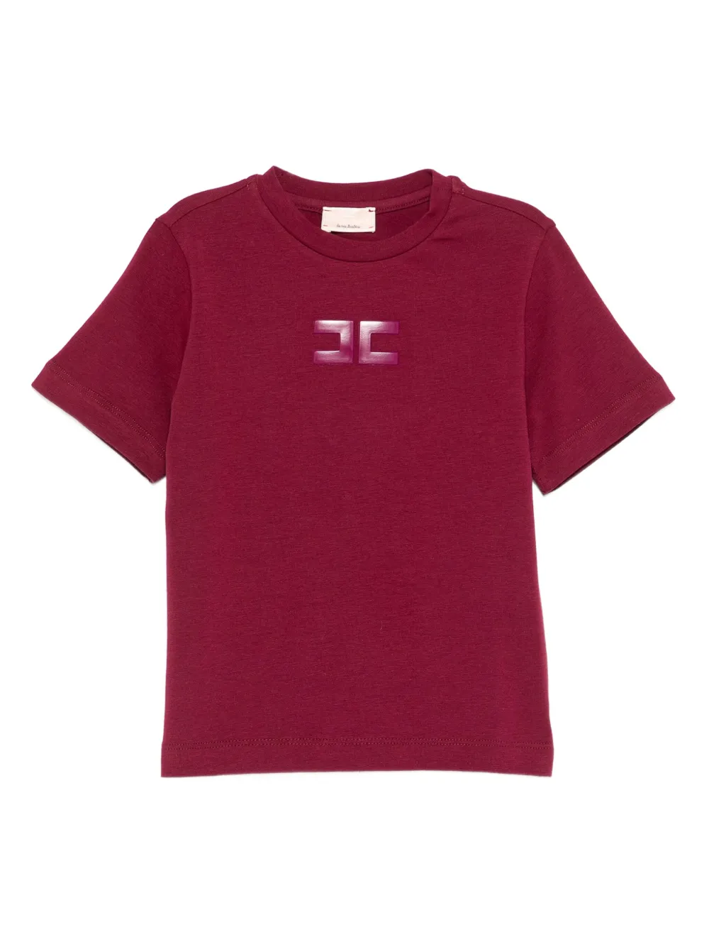 Elisabetta Franchi Kids logo-print T-shirt - Rosso