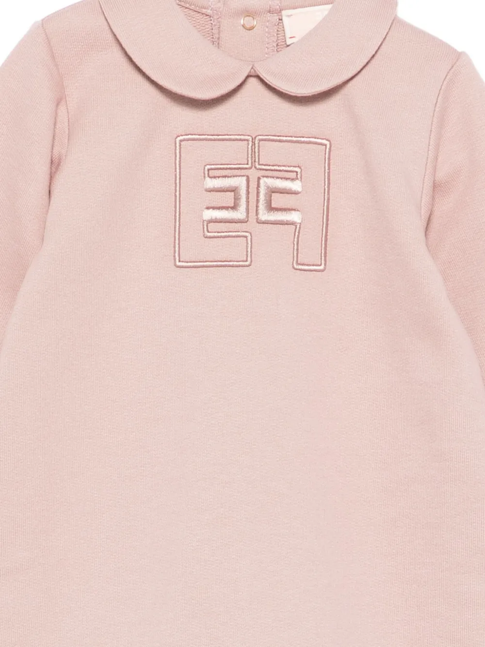 Elisabetta Franchi Kids Babypakje met geborduurd logo Roze
