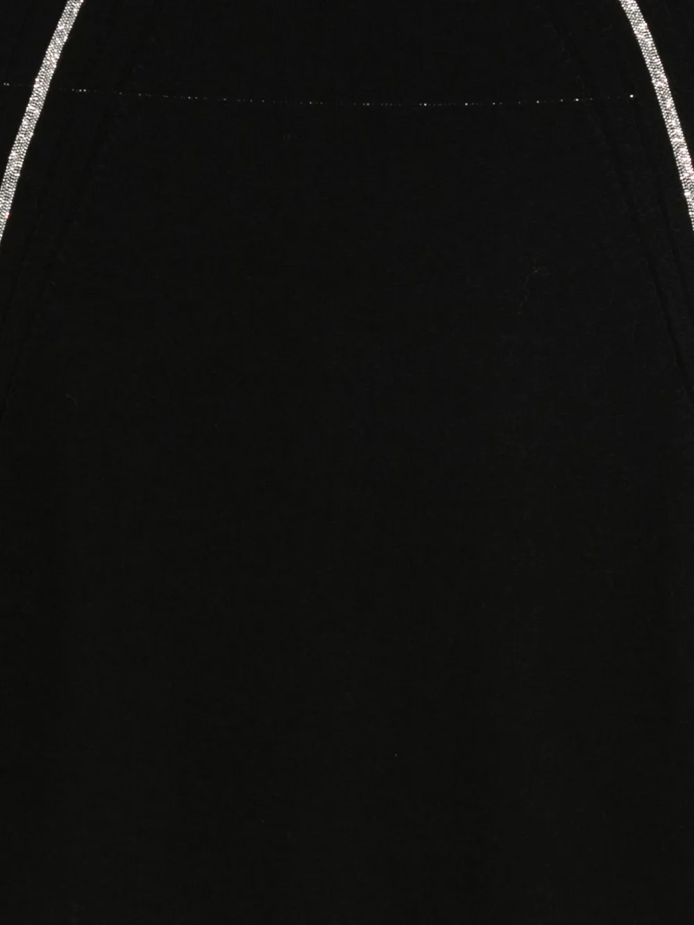 D Exterior Roll-neck Sweater In Black