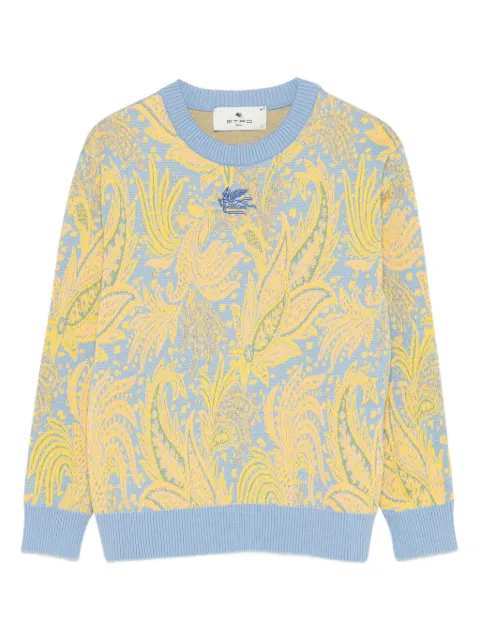 ETRO KIDS paisley-jacquard jumper