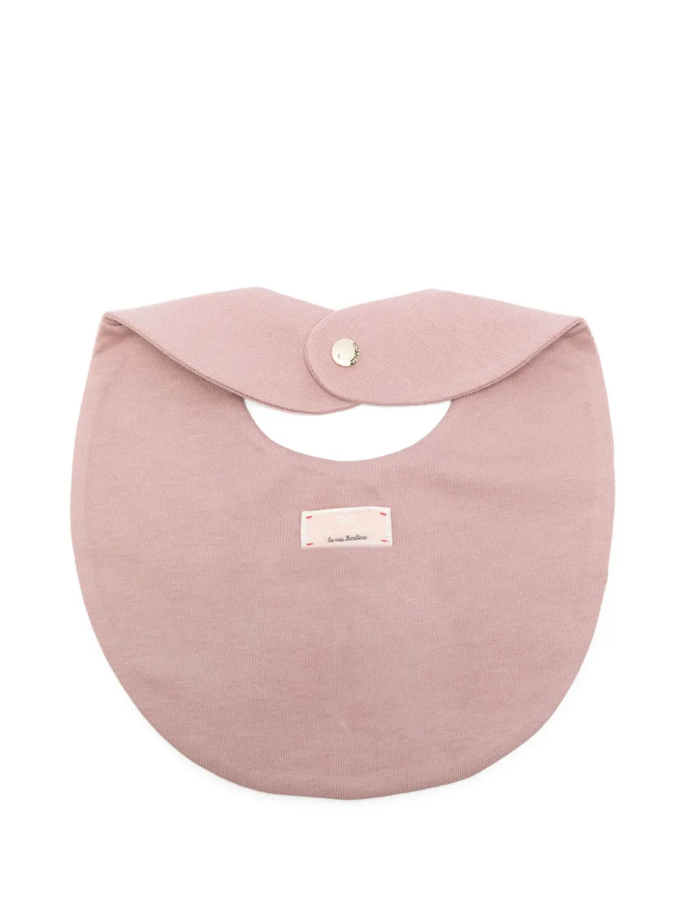 Elisabetta Franchi Kids Slabbetje met geborduurd logo Roze