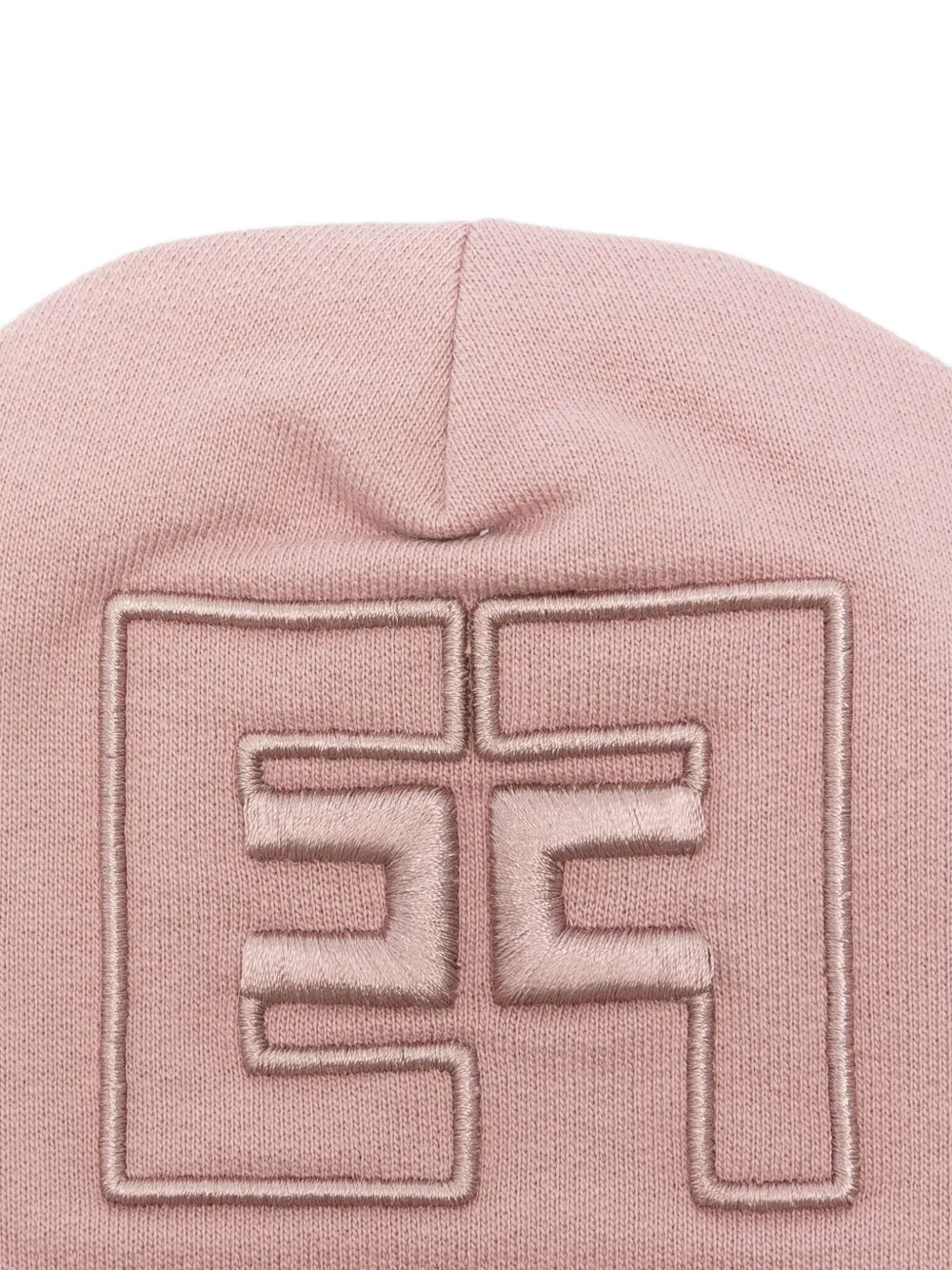 Elisabetta Franchi Kids Muts met geborduurd logo Roze