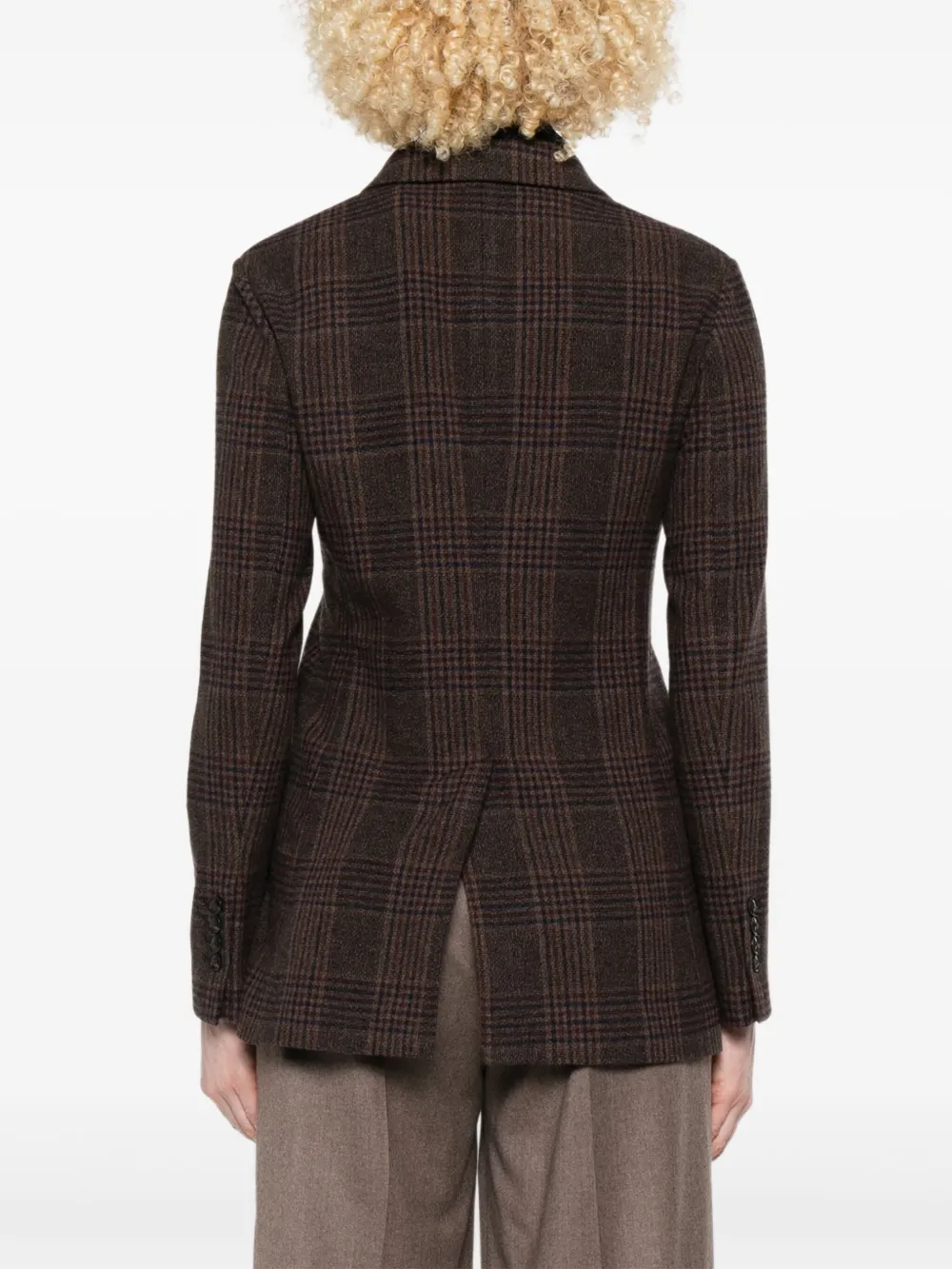 Circolo 1901 Geruite blazer Bruin