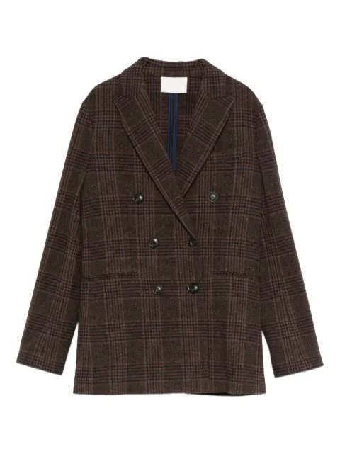 Circolo 1901 checked double-breasted blazer 