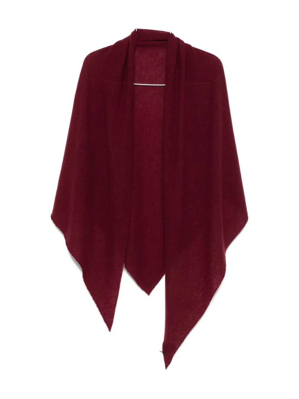 Faliero Sarti Adeli Triangle Scarf In Cashmere Accessories In Red