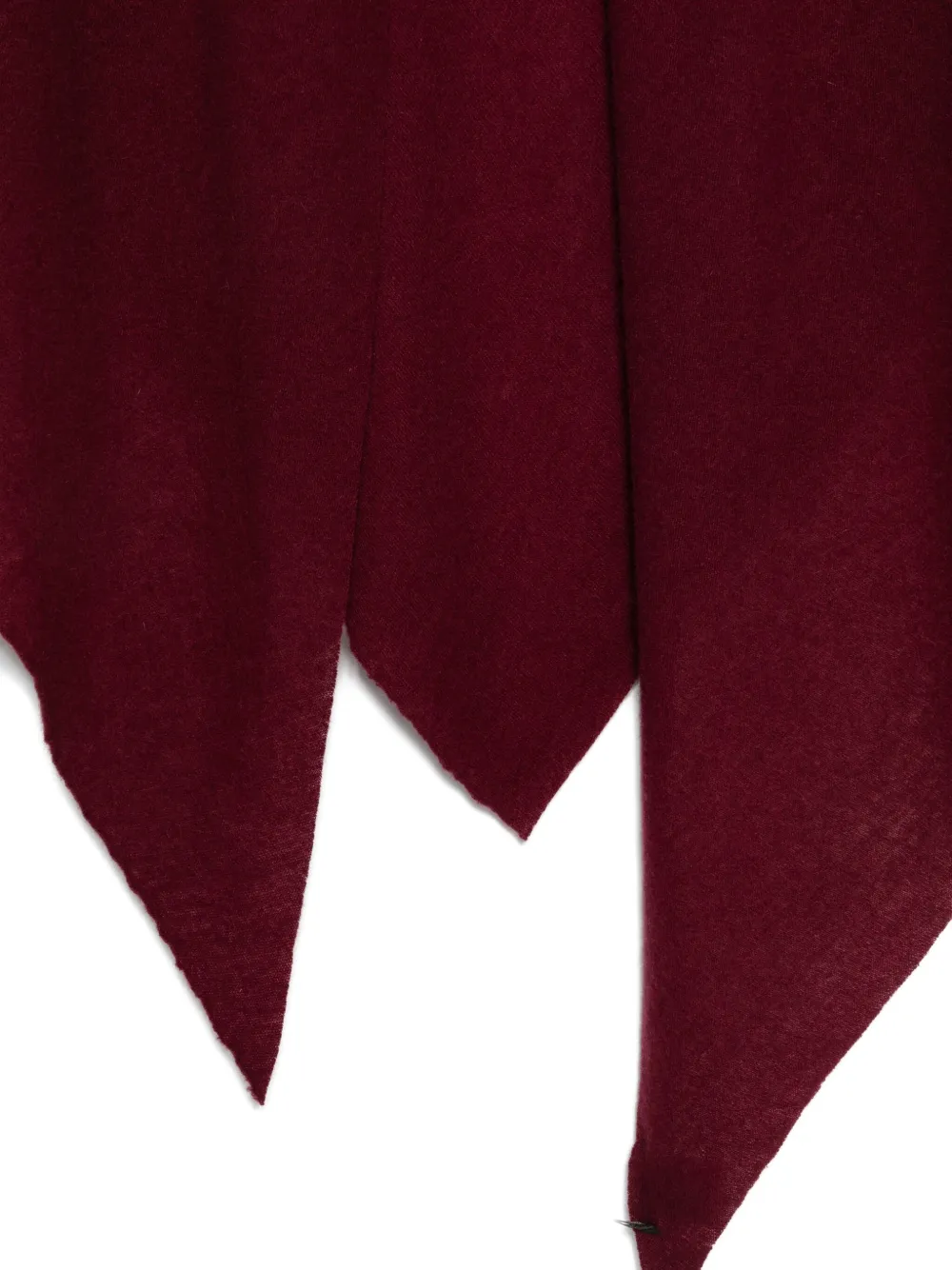 Faliero Sarti Adeli Triangle Scarf In Cashmere Accessories In Red