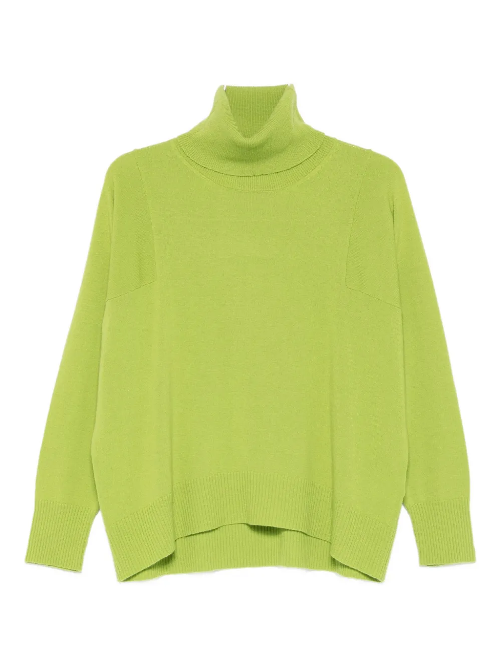 Roberto Collina Oversized Fit Wool Turtleneck Sweater Clothing In Multi