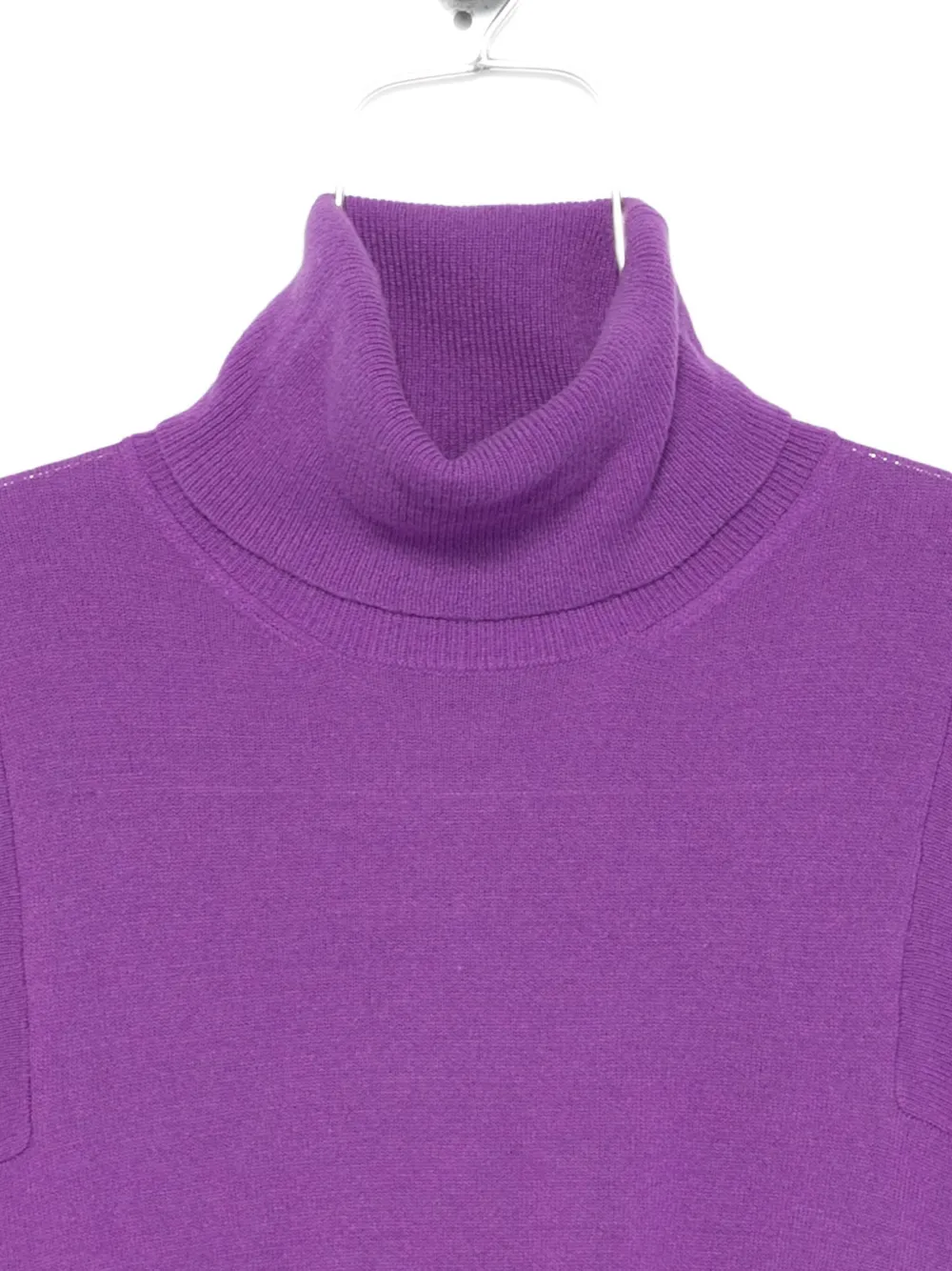 Roberto Collina Oversized Fit Wool Turtleneck Sweater Clothing In Purple