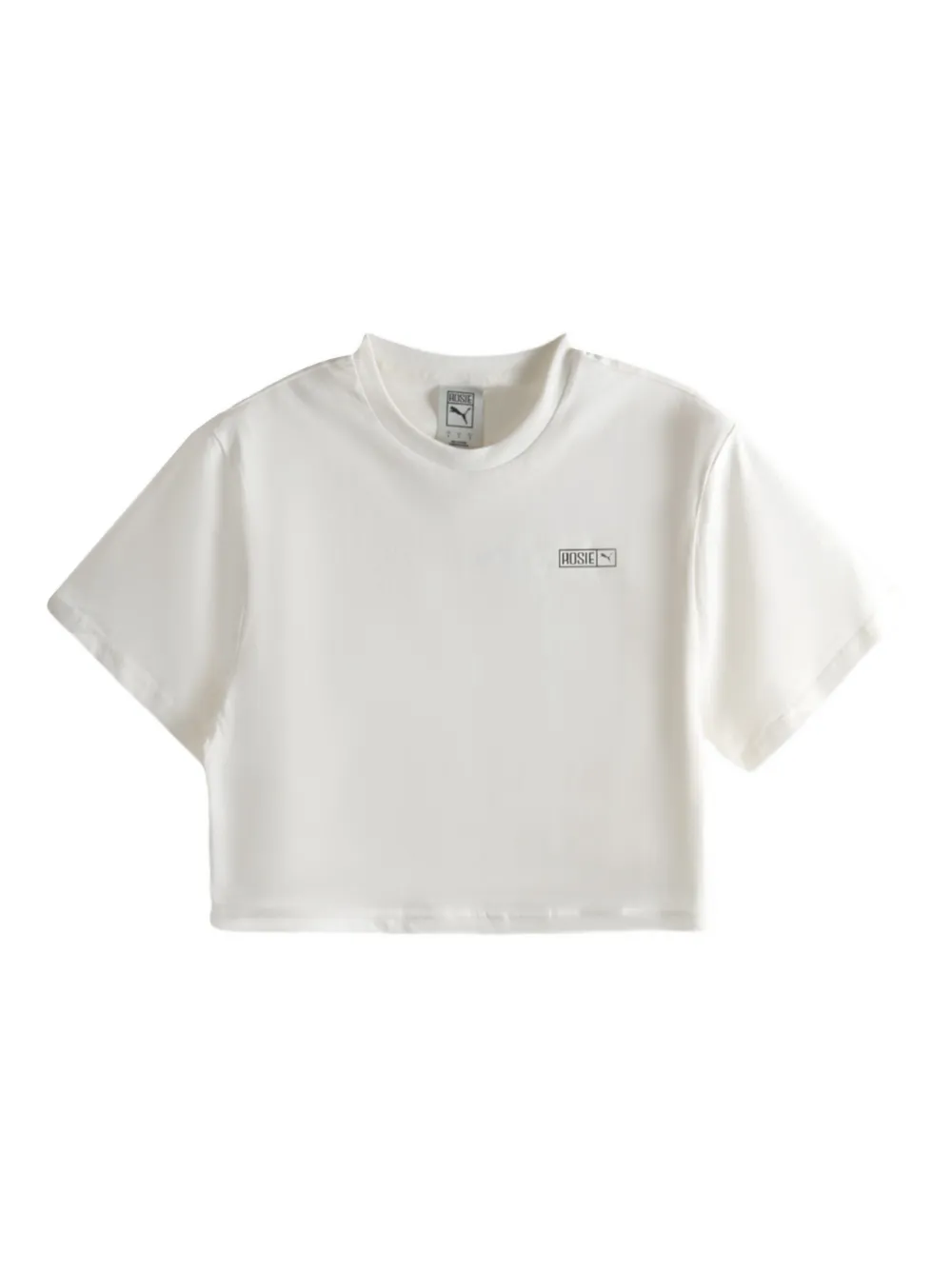 PUMA x Rosé logo-detail cropped T-shirt | White | Image 1