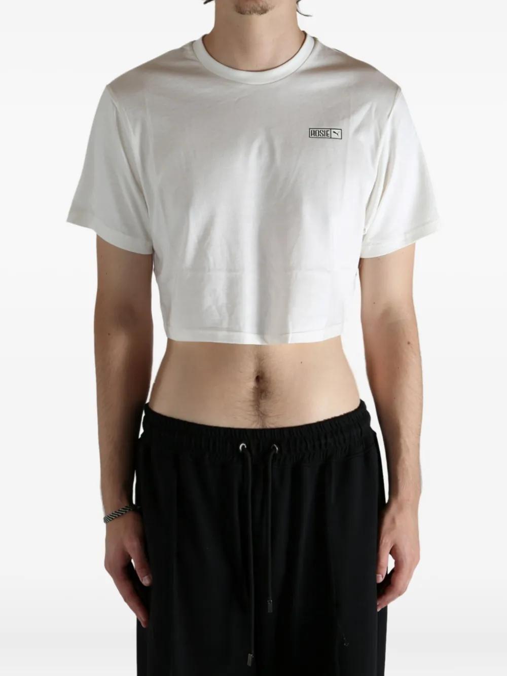 PUMA x Rosé logo-detail cropped T-shirt | T-Shirts | Image 2