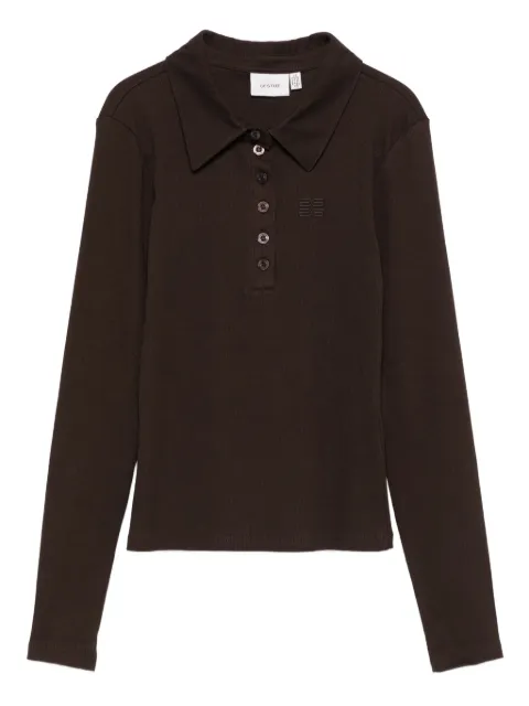 Gestuz GZdrew ribbed polo top