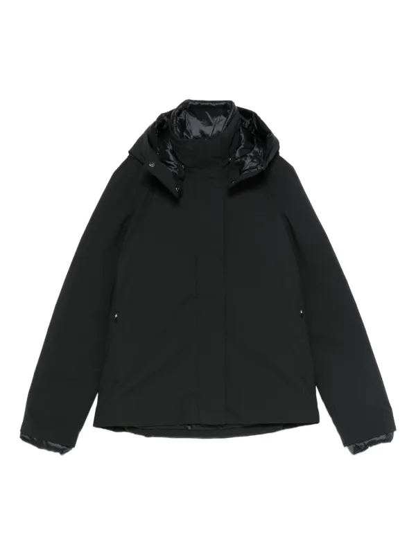 Save The Duck フーデッド パデッドジャケット | ブラック | FARFETCH JP