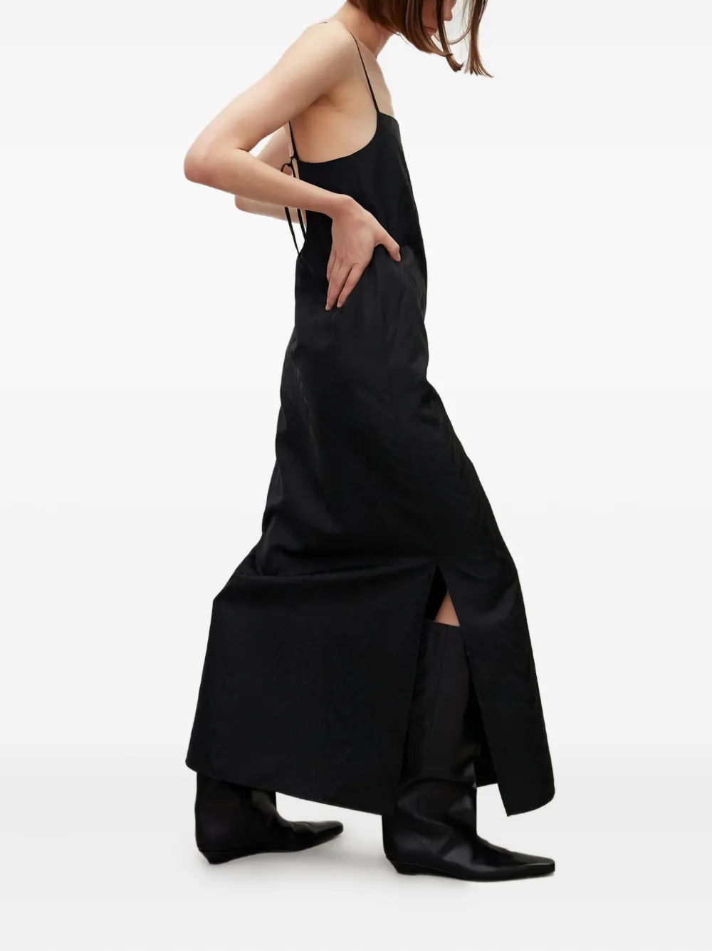 Rohe Indy Slip Maxi Dress In Black