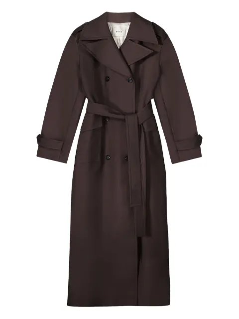 Róhe Claire double-breasted belted trench coat
