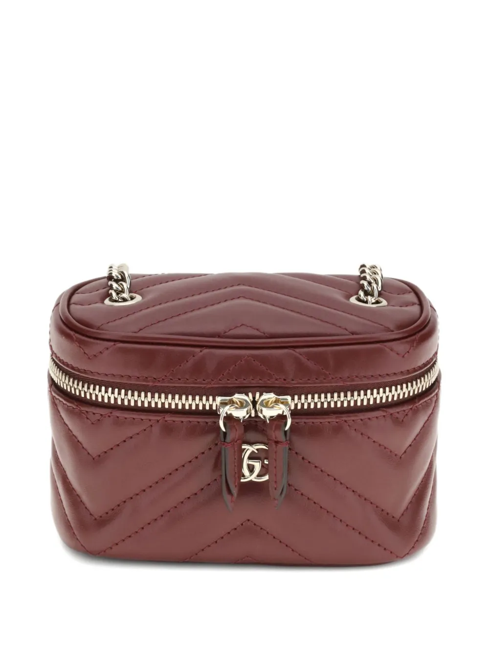 Gucci mini GG Marmont vanity bag - レッド Gucci mini GG Marmont vanity bag - レッド
