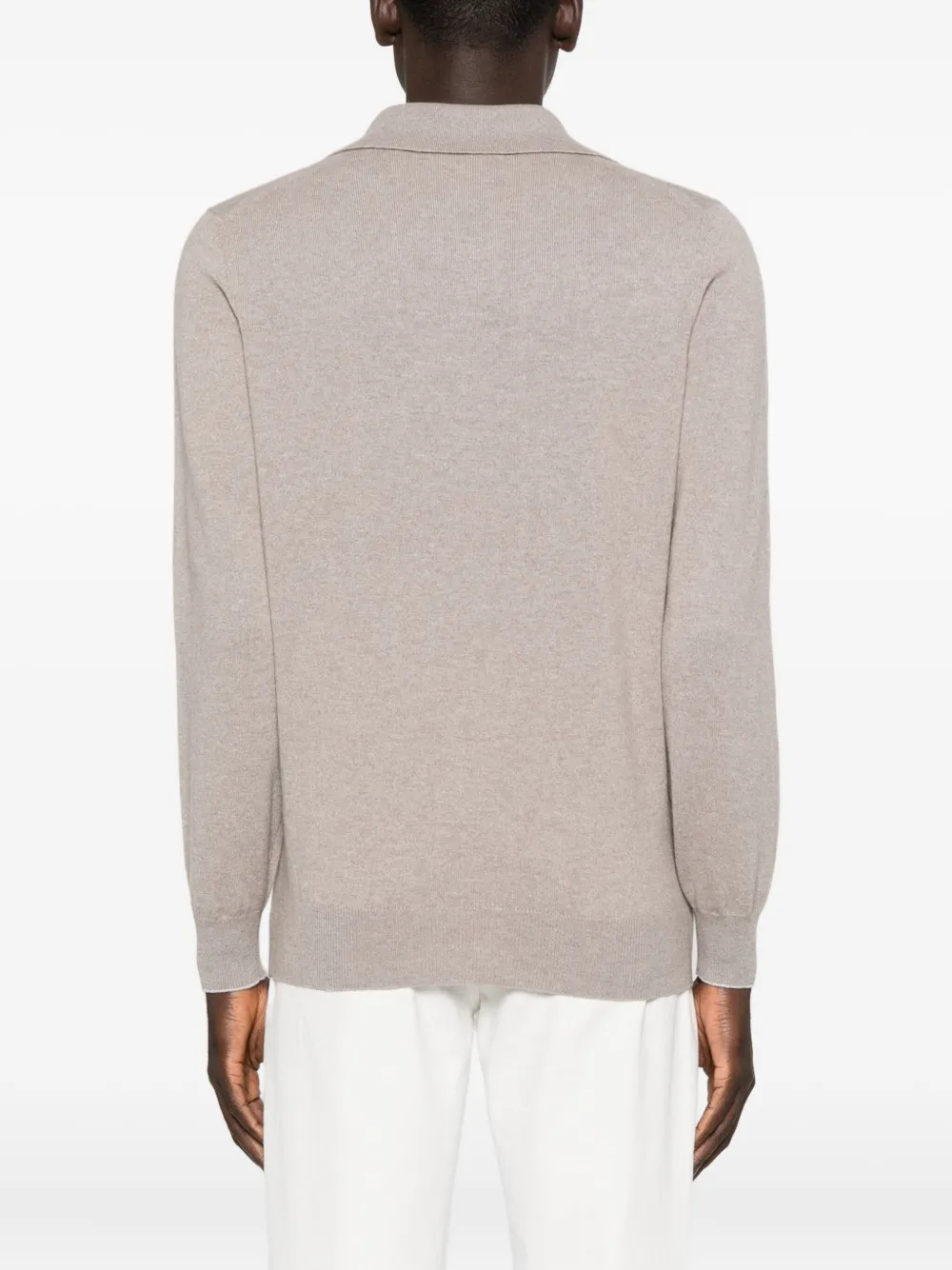 Brunello Cucinelli Cashmere Sweater In Neutral