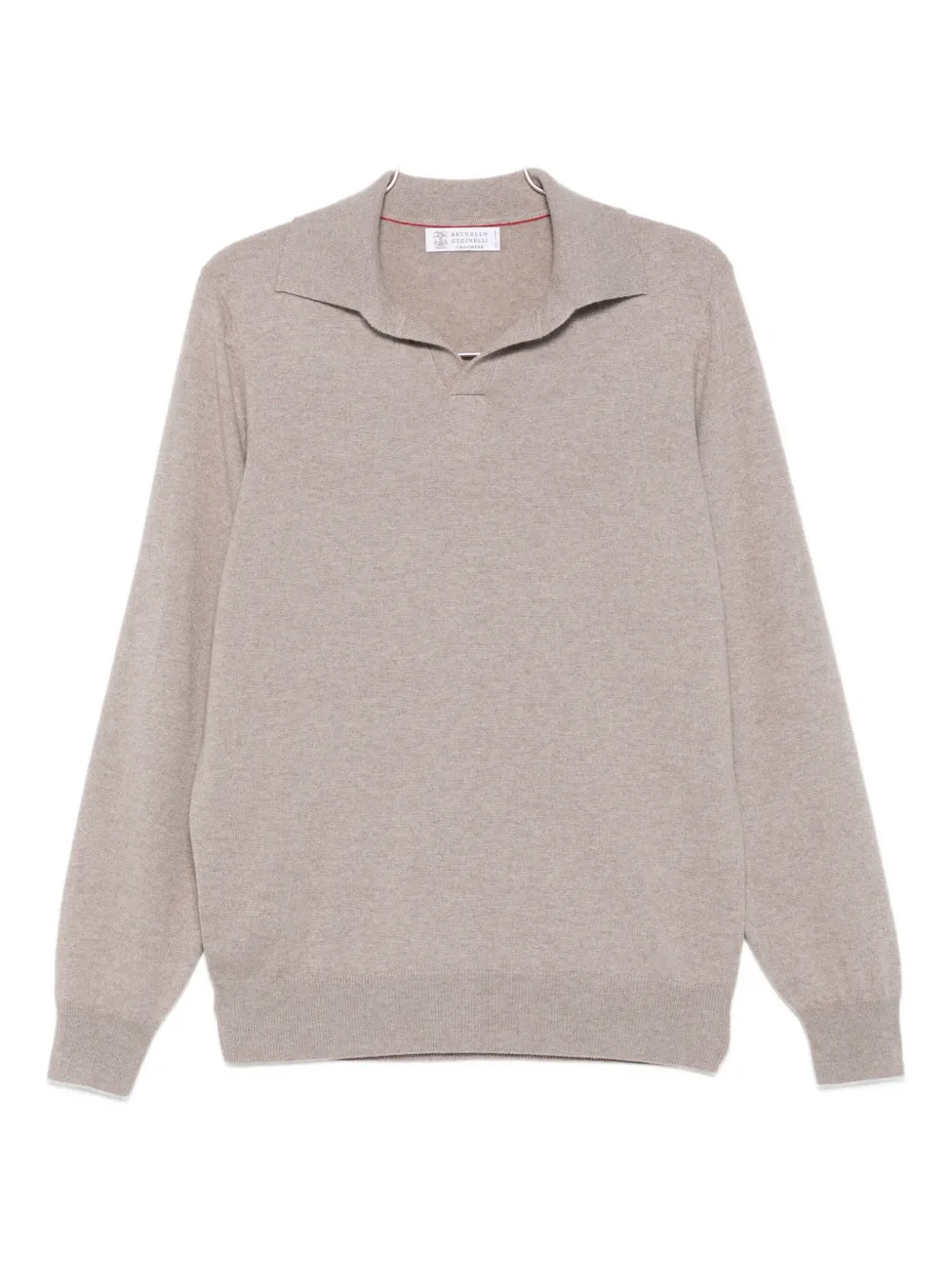 Brunello Cucinelli Cashmere Sweater In Neutral