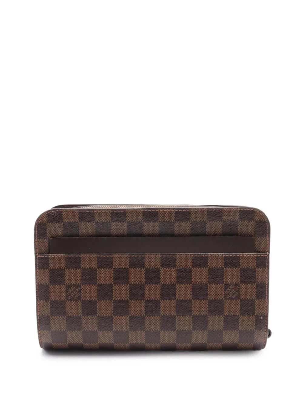 Louis Vuitton Pre-Owned 2011 ダミエ エベヌ ポシェット サンルイ クラッチバッグ - ブラウン Louis Vuitton Pre-Owned 2011 ダミエ エベヌ ポシェット サンルイ クラッチバッグ - ブラウン