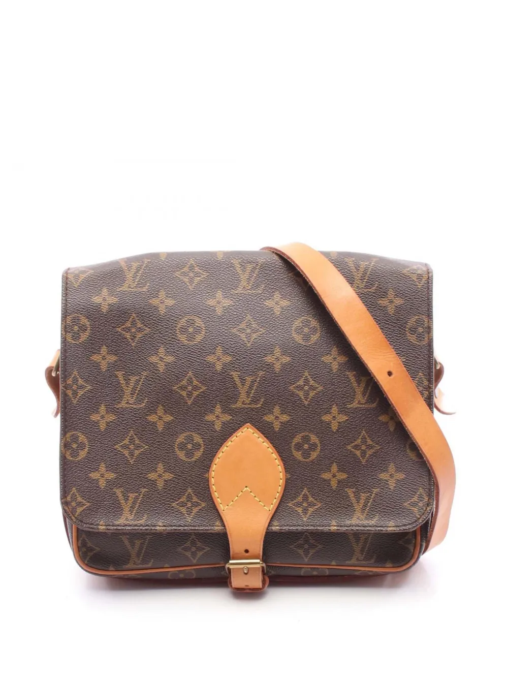 Louis Vuitton Pre-Owned 1991 モノグラム カルトシエール GM ショルダーバッグ - ブラウン Louis Vuitton Pre-Owned 1991 モノグラム カルトシエール GM ショルダーバッグ - ブラウン