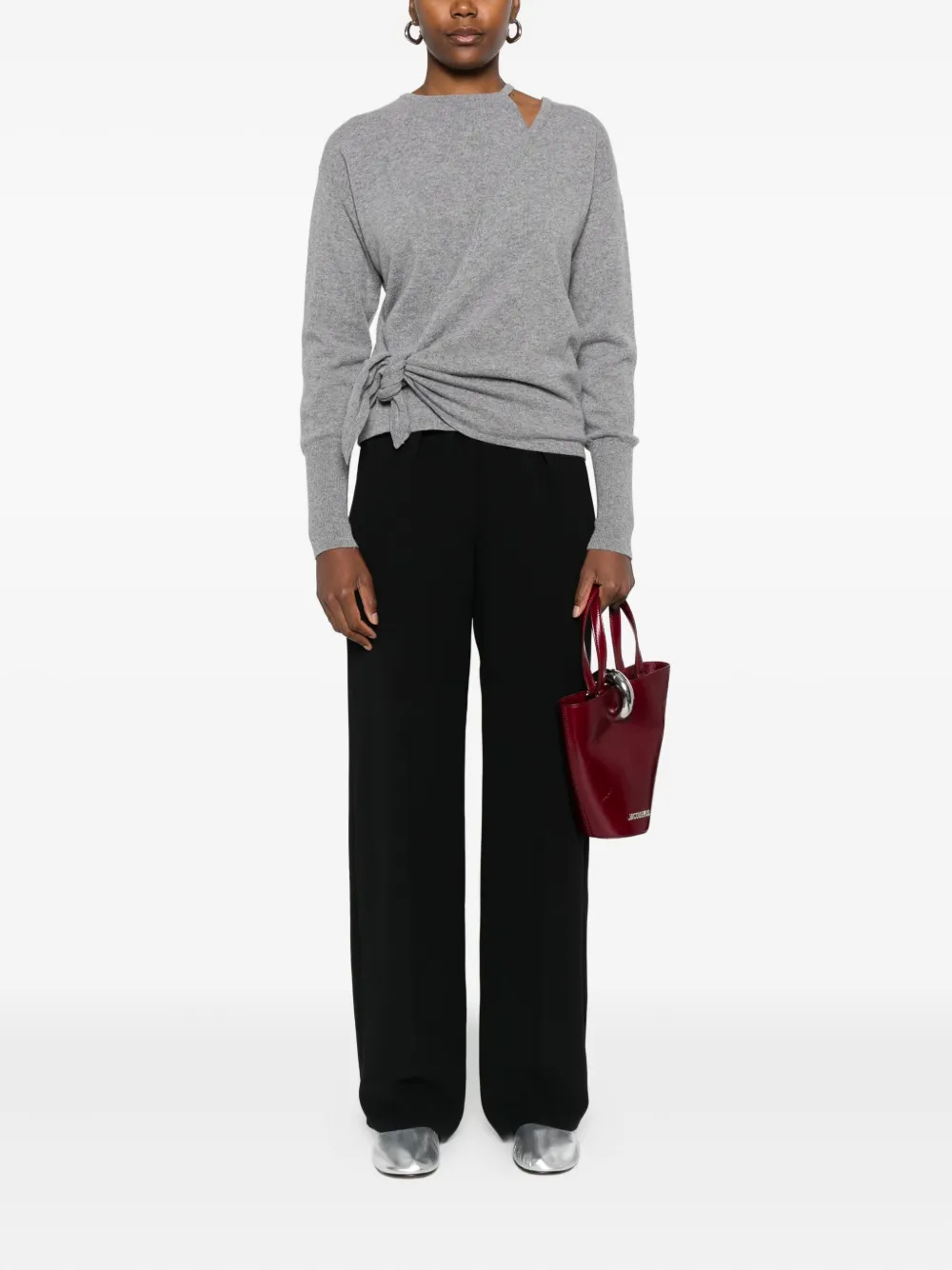Federica Tosi knotted side-cut sweater | Knitted Sweaters | Image 2