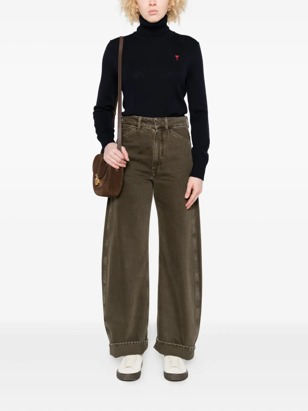 AMI Paris Ami de Coeur turtleneck sweater | Knitted Sweaters | Image 2