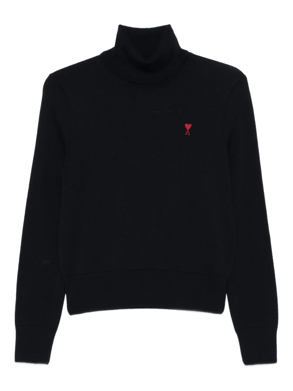 AMI Paris Ami de Coeur turtleneck sweater | Blue | Image 1