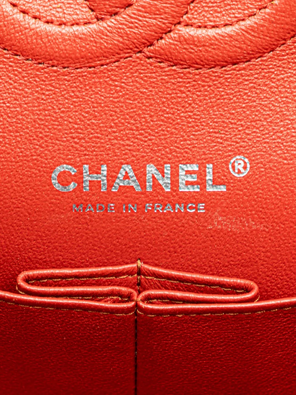 Pre-owned Chanel 2018 Medium Classic Tweed Double Flap Shoulder Bag In Brown