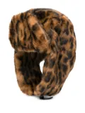 Bellerose Epka leopard-print trapper hat - Brown
