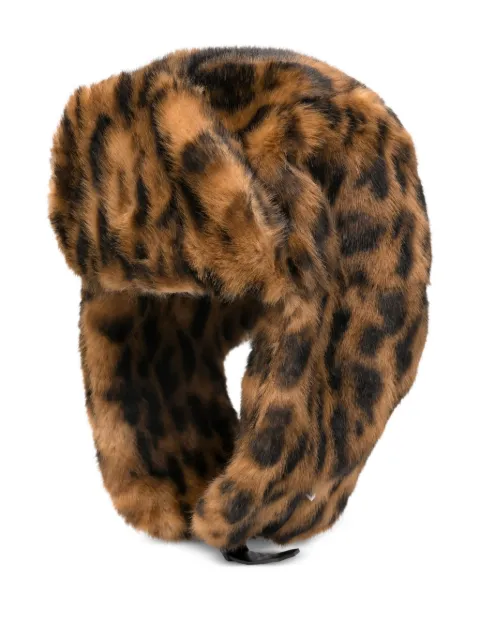 Bellerose Epka leopard-print trapper hat